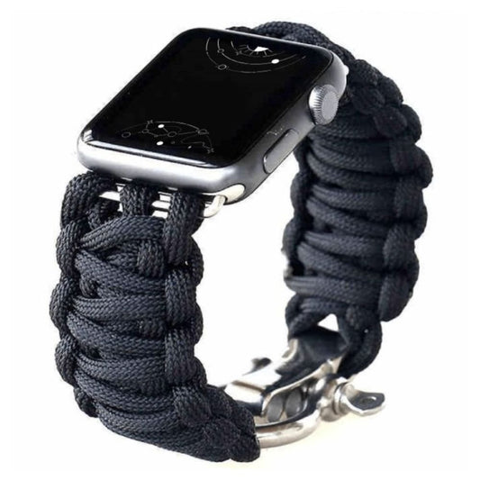 Ally Woven Nylon Survival Rope With Metal Bolt Clasp - Astra Straps