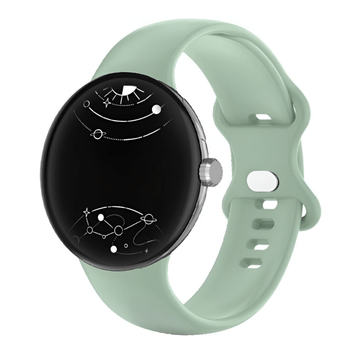 Amavi No Gap Silicone Sports Band For Google Pixel Watch - Astra Straps
