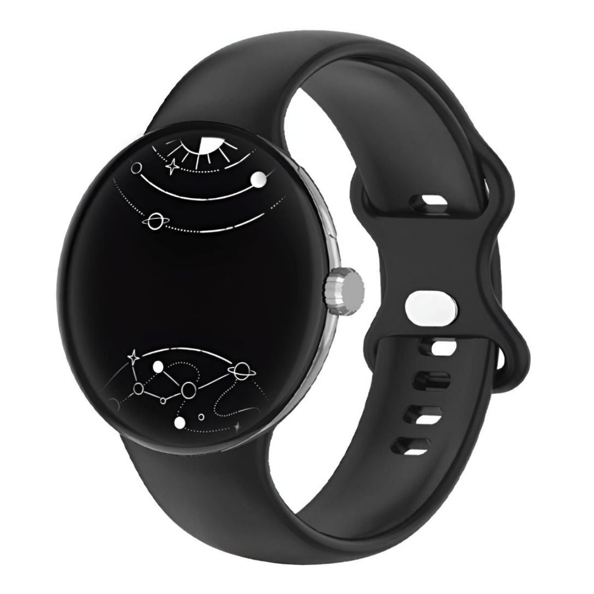 Amavi No Gap Silicone Sports Band For Google Pixel Watch - Astra Straps