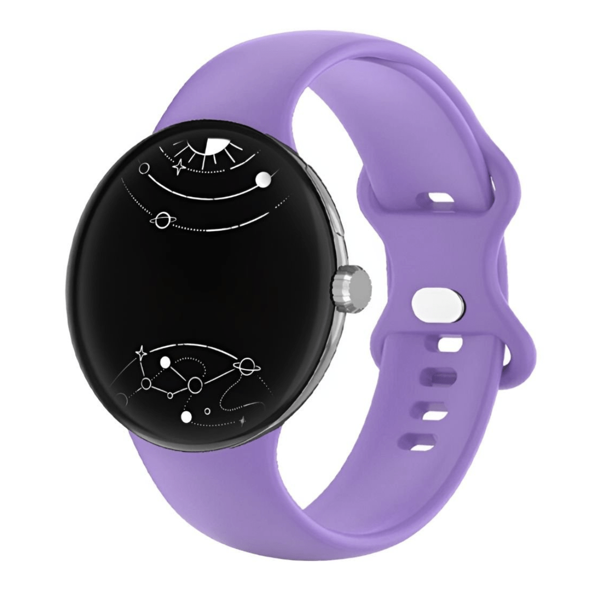 Amavi No Gap Silicone Sports Band For Google Pixel Watch - Astra Straps