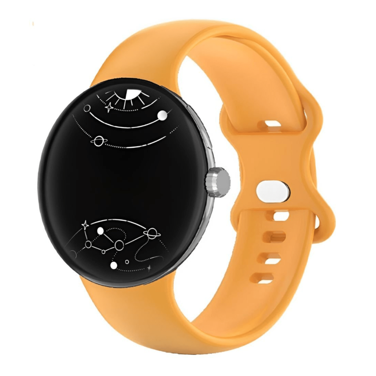 Amavi No Gap Silicone Sports Band For Google Pixel Watch - Astra Straps