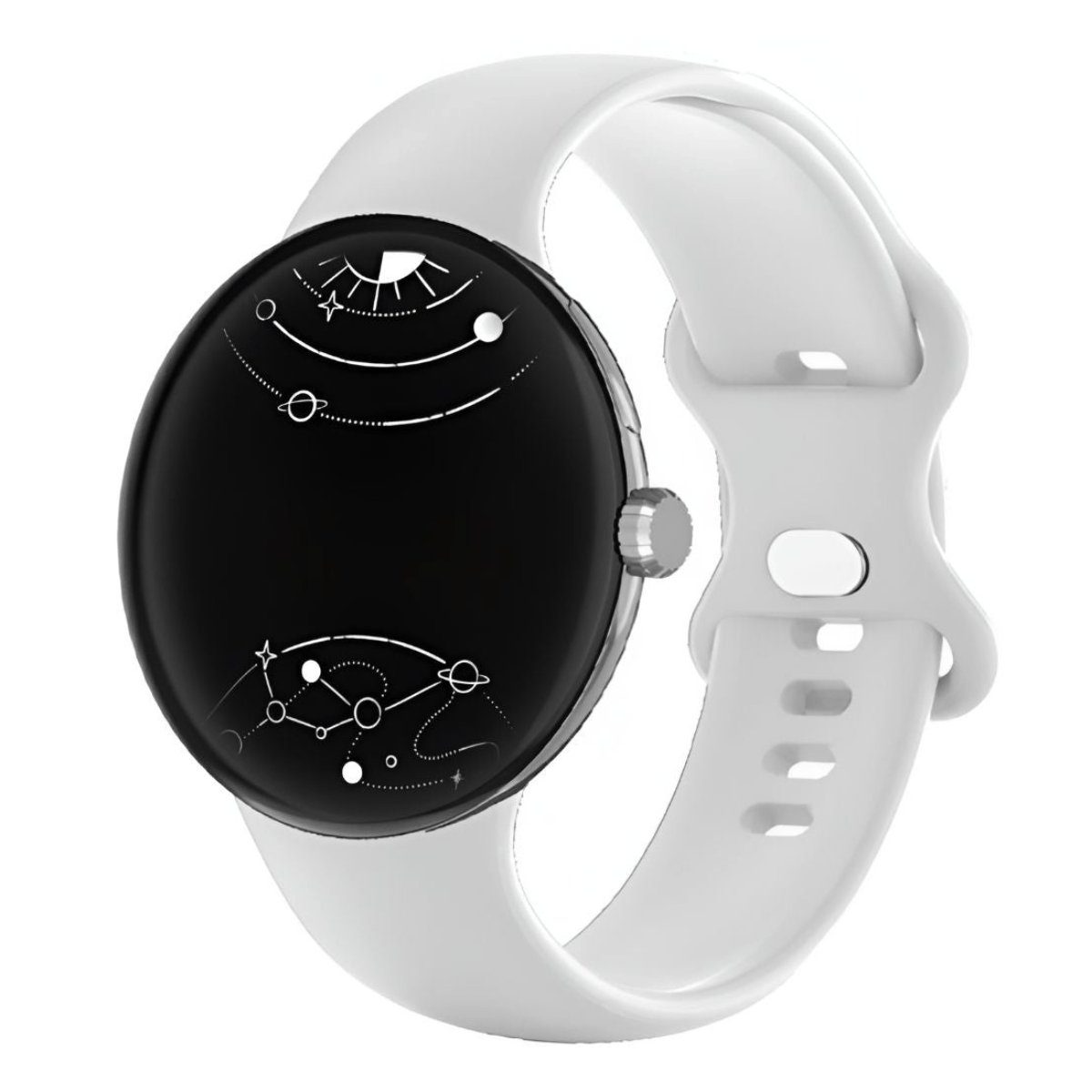 Amavi No Gap Silicone Sports Band For Google Pixel Watch - Astra Straps