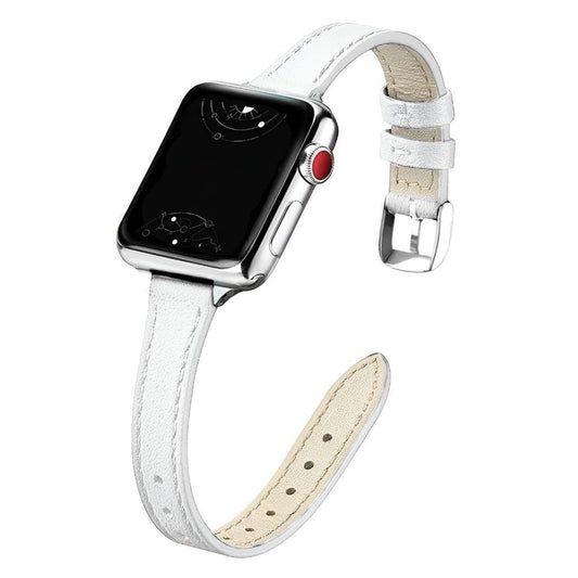 Aurum Slim Genuine Leather Band - Astra Straps