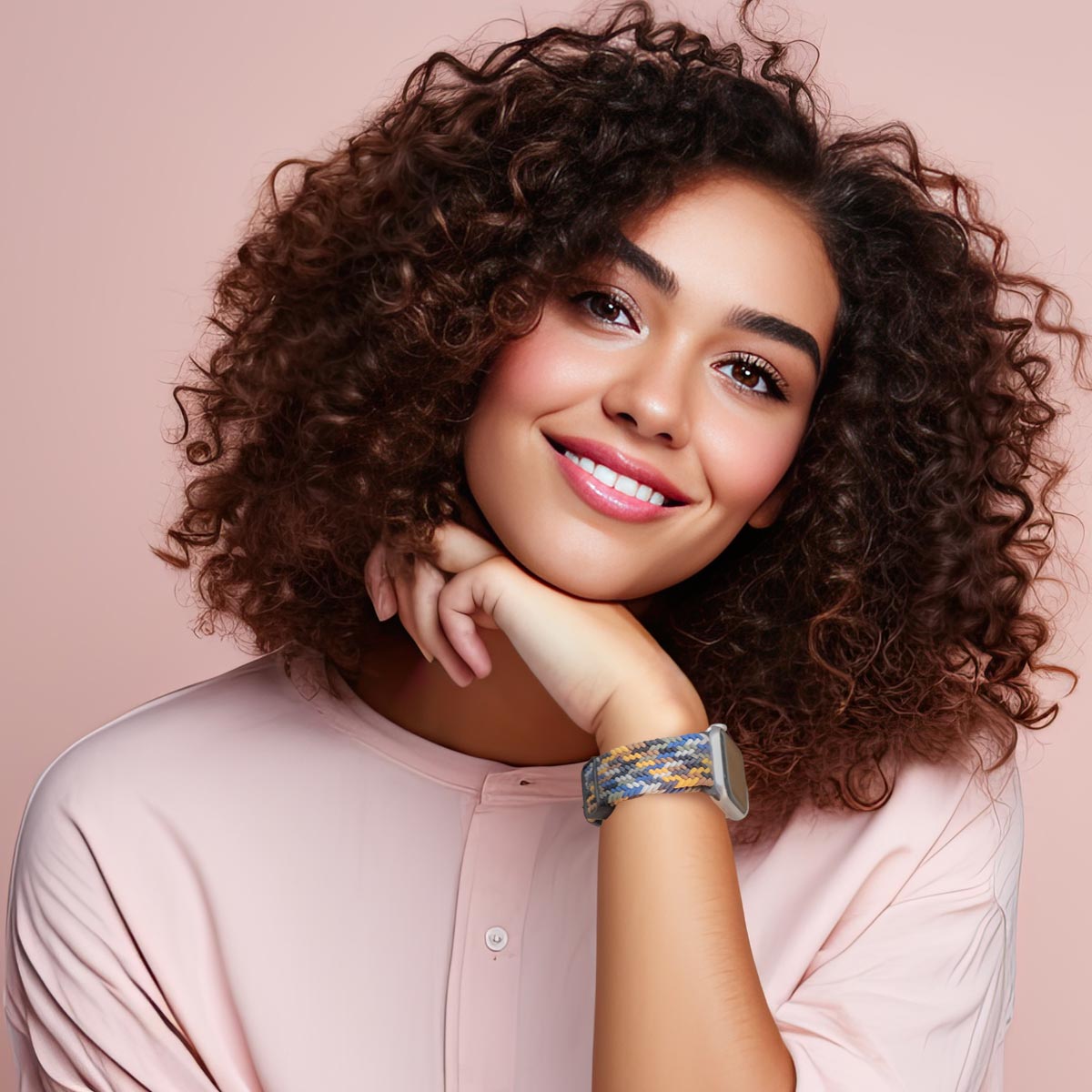 Caries Braided Nylon Loop Band - Astra Straps