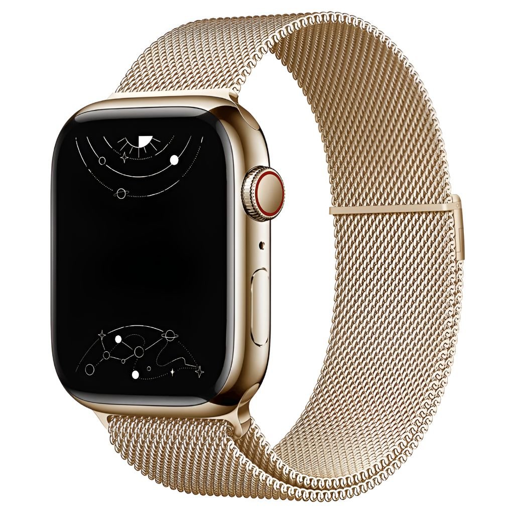 Gelu Magnetic Milanese Loop Band For iWatch 1-11/SE/SE2/SE3/Ultra/Ultra2/Ultra3, Elegant Strap