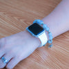 Levo Floral Engraved Silicone Band - Astra Straps