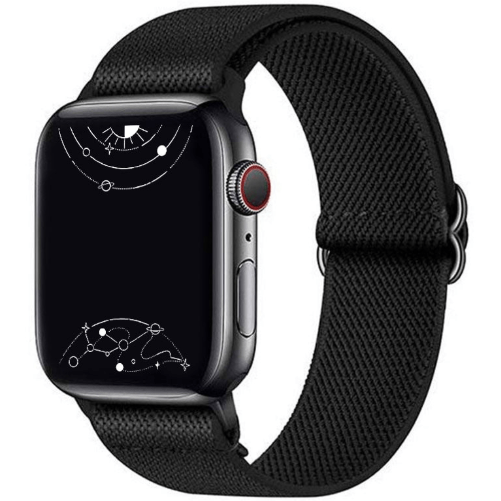 Origin Nylon Elastic Apple Watch Band, Metal Buckle