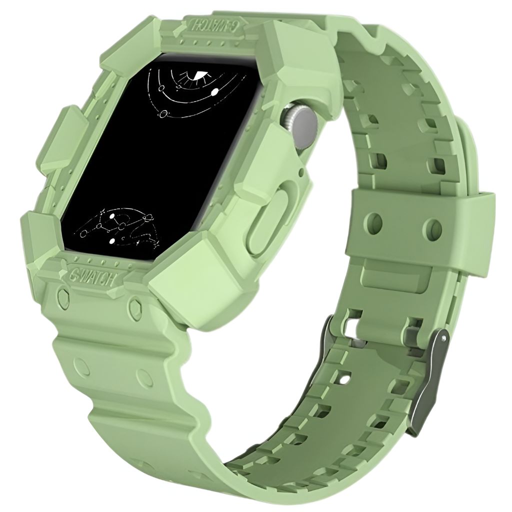 Regius Silicone Band Case For Apple Watch Protection For iWatch Series 1 2 3 4 5 6 7 8 9 SE SE2 Astra Straps