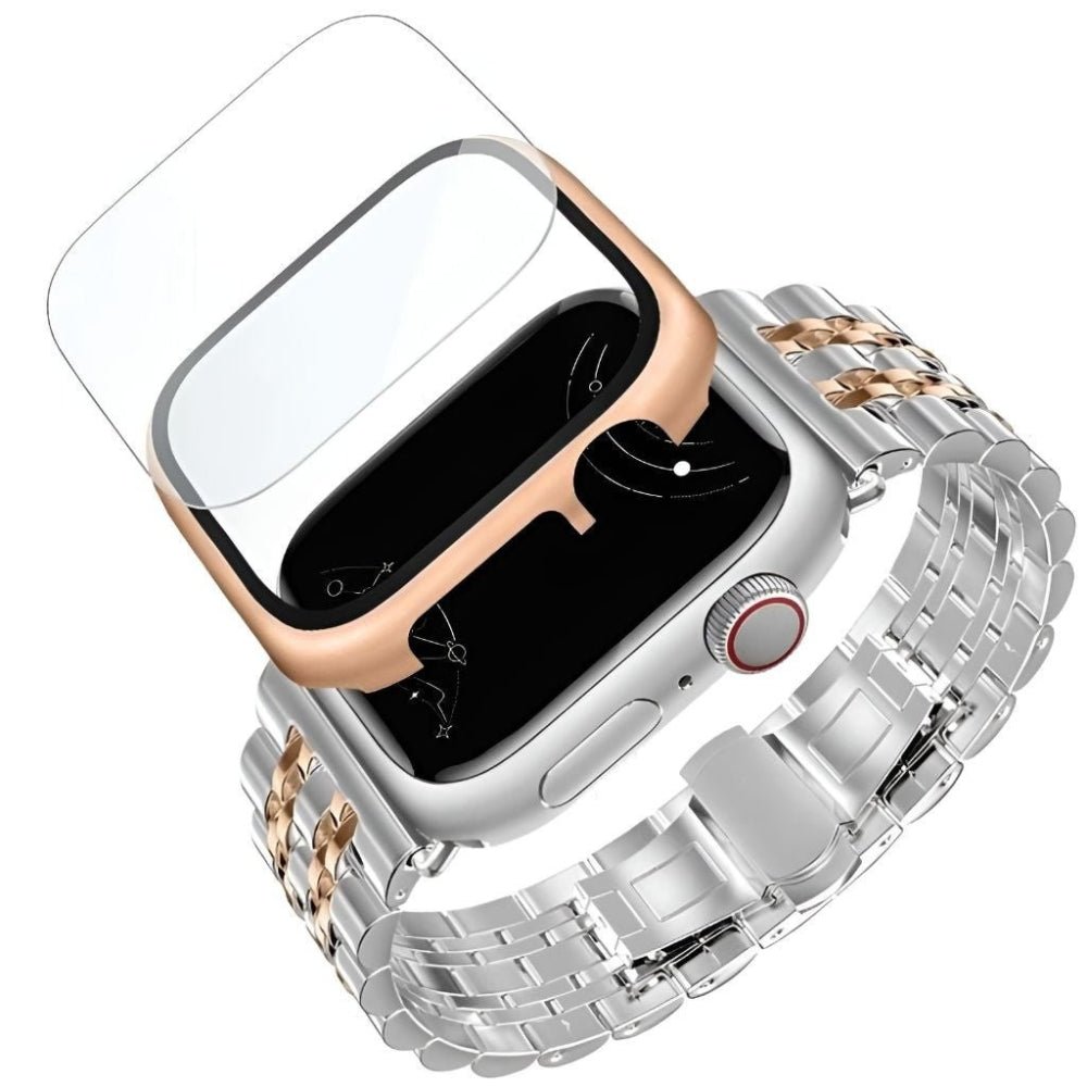 Sierra Stainless Steel Band Case For Apple Watch Series 1-9/SE