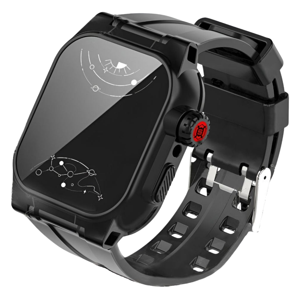 Indestructible Apple Watch Band With Built In Case For Series 1-9