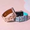 Lepida Engraved Butterfly Silicone Band