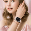 Lepida Engraved Butterfly Silicone Band