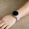 Acervus Engraved Dog Paw Silicone Galaxy Band - Astra Straps