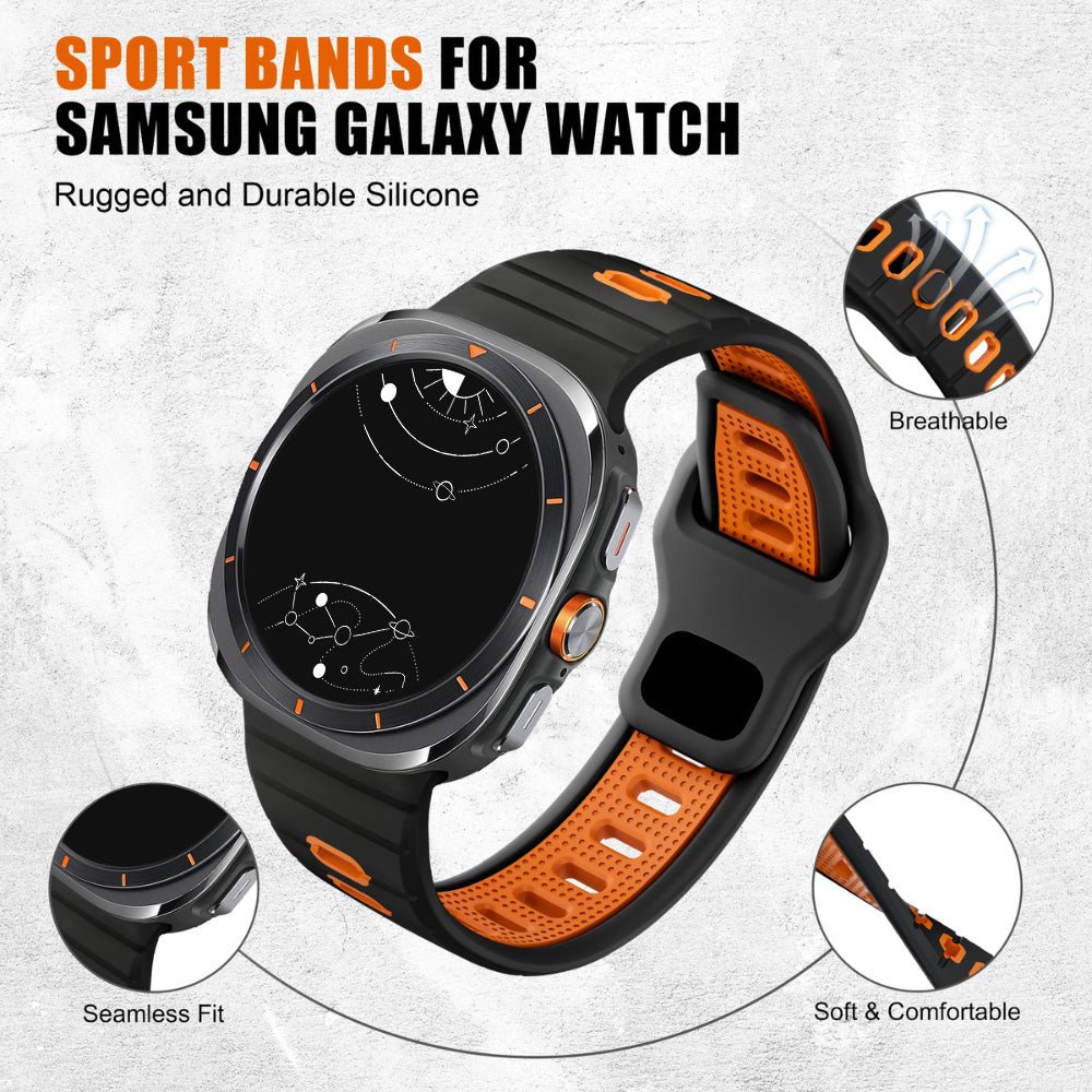 Advenio Silicone Sports Band For Galaxy Watch Ultra - Astra Straps