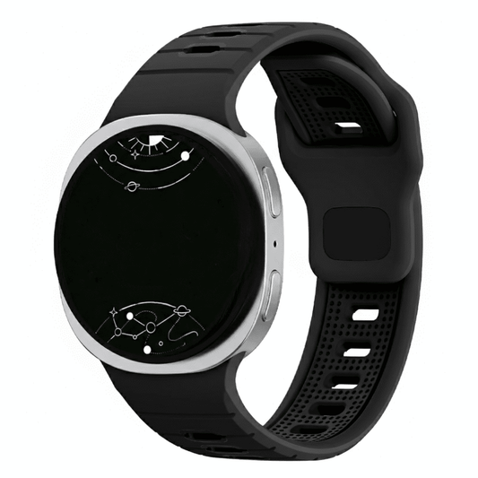 Aeris Duo - Tone Silicone Sport Watch Band - Astra Straps