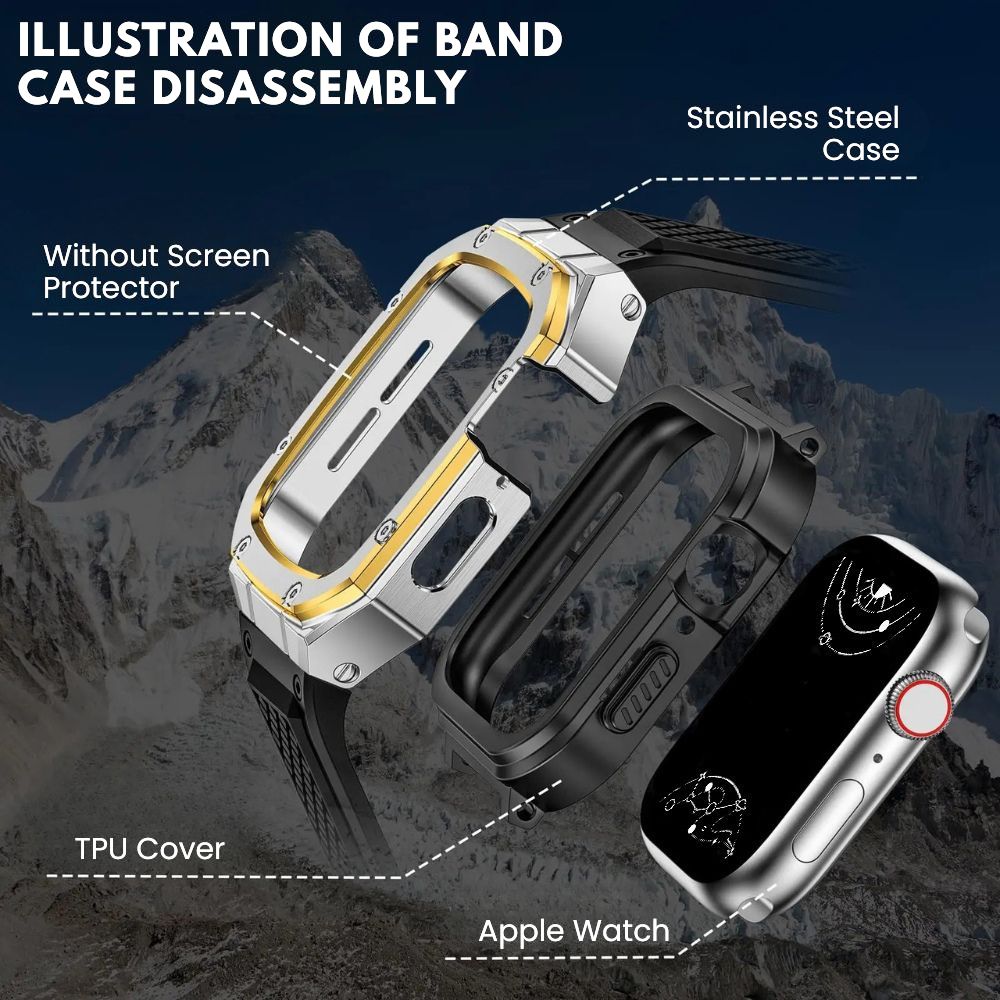 Aetas Silicone Band With Case - Astra Straps