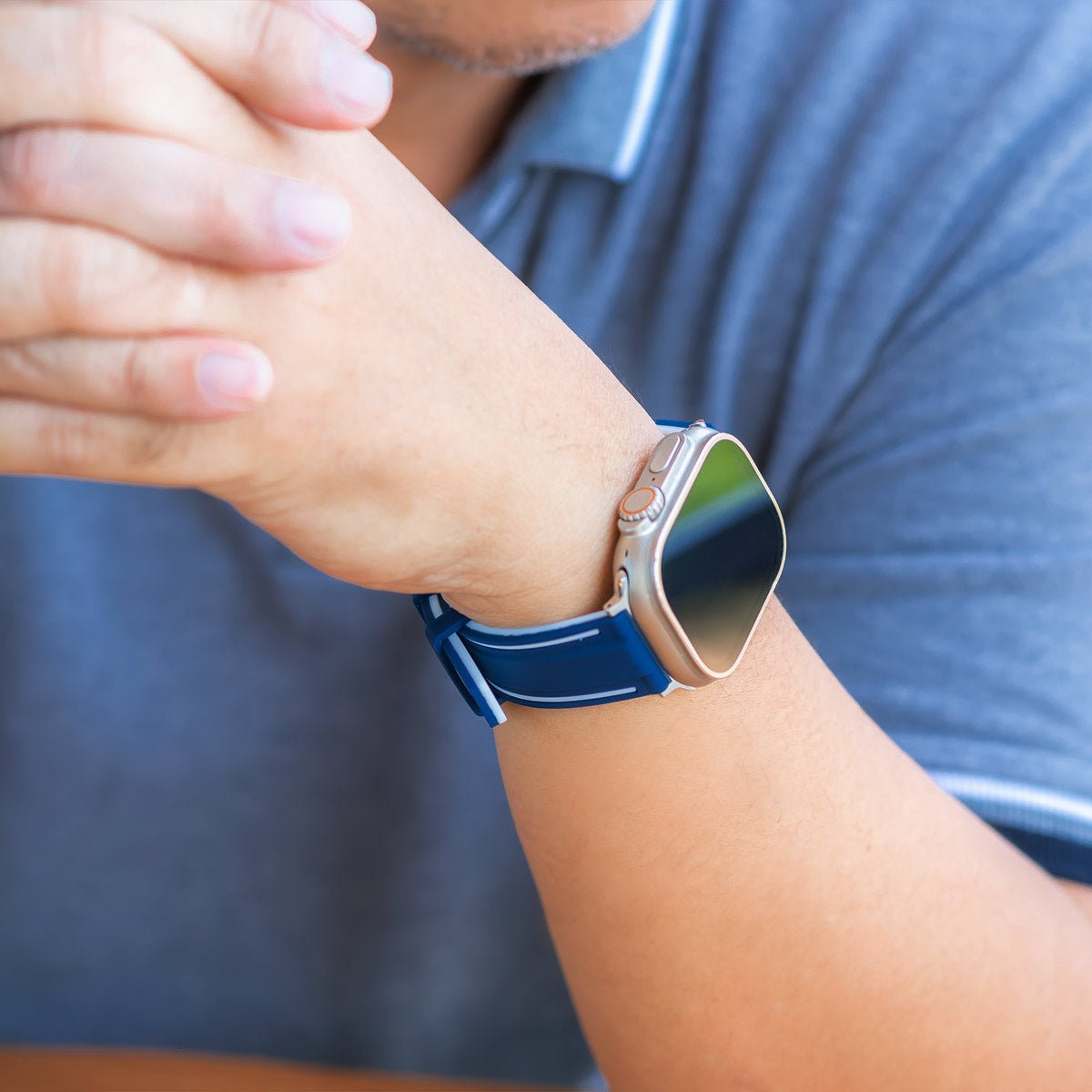 Apple - みずいろ Apple Watch 49mm 46mm 45mm Series 10 Orange Loop - Apple