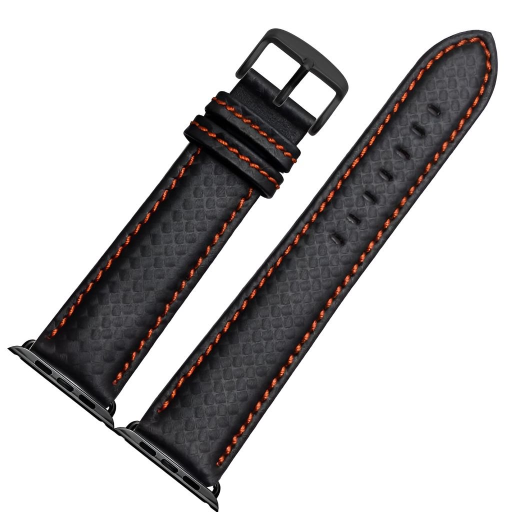 Alis Leather Carbon Fiber Band - Astra Straps