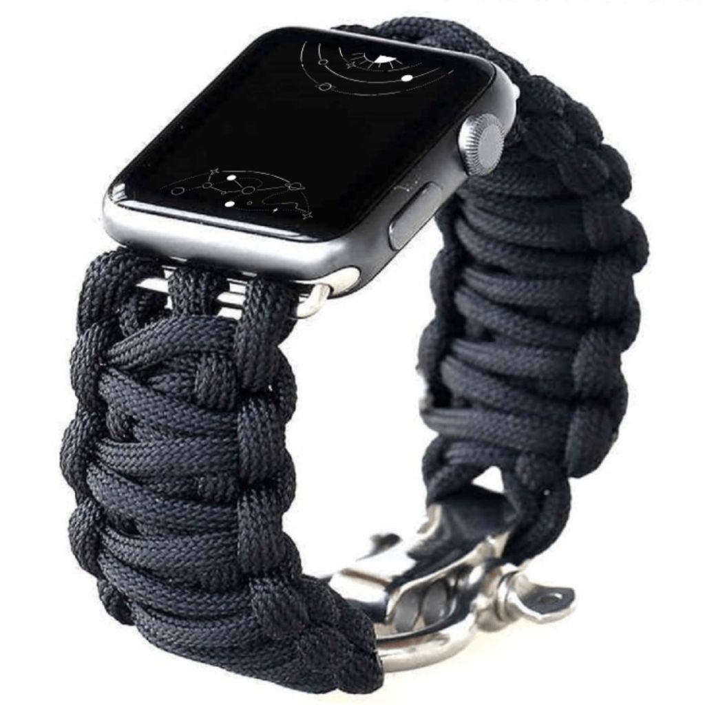 Ally Woven Nylon Survival Rope With Metal Bolt Clasp - Astra Straps