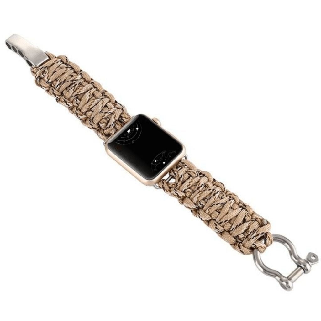 Ally Woven Nylon Survival Rope With Metal Bolt Clasp - Astra Straps