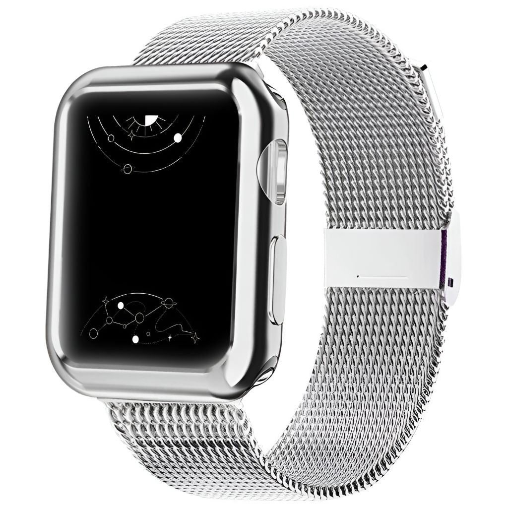 Arche Milanese Metal Band Case For Apple Watch Series 1 9 SE SE2 Luxury iWatch Strap Astra Straps