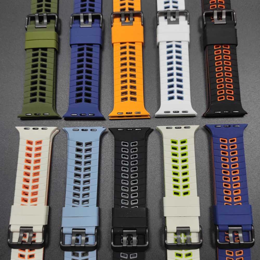 Arche Two-Tone Silicone Sports Band - Astra Straps
