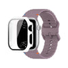 Attollo Silicone Sports Band With Glass Case - Astra Straps