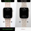 Aureus Engrave Leopard Silicone Band With Glass Case - Astra Straps