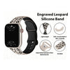 Aureus Engrave Leopard Silicone Band With Glass Case - Astra Straps