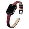 Aurum Slim Genuine Leather Band - Astra Straps