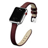 Aurum Slim Genuine Leather Band - Astra Straps