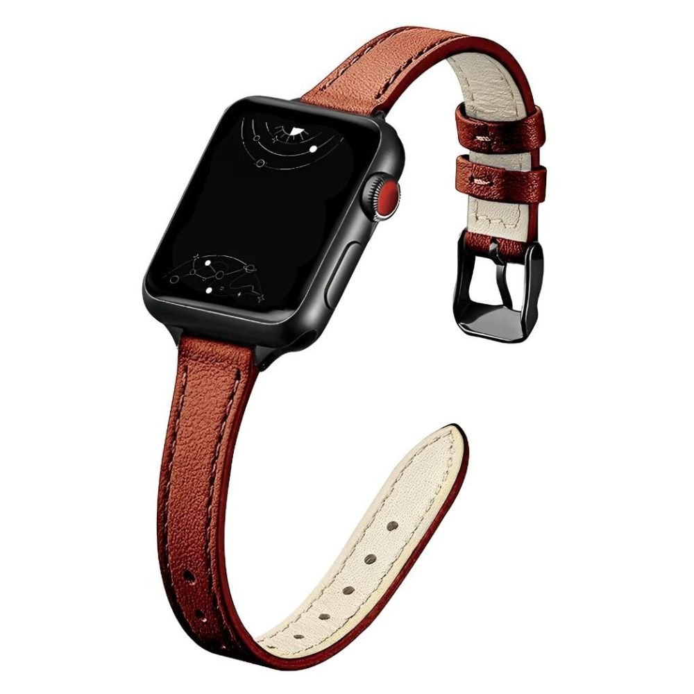 Aurum Slim Genuine Leather Band - Astra Straps