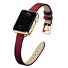 Aurum Slim Genuine Leather Band - Astra Straps