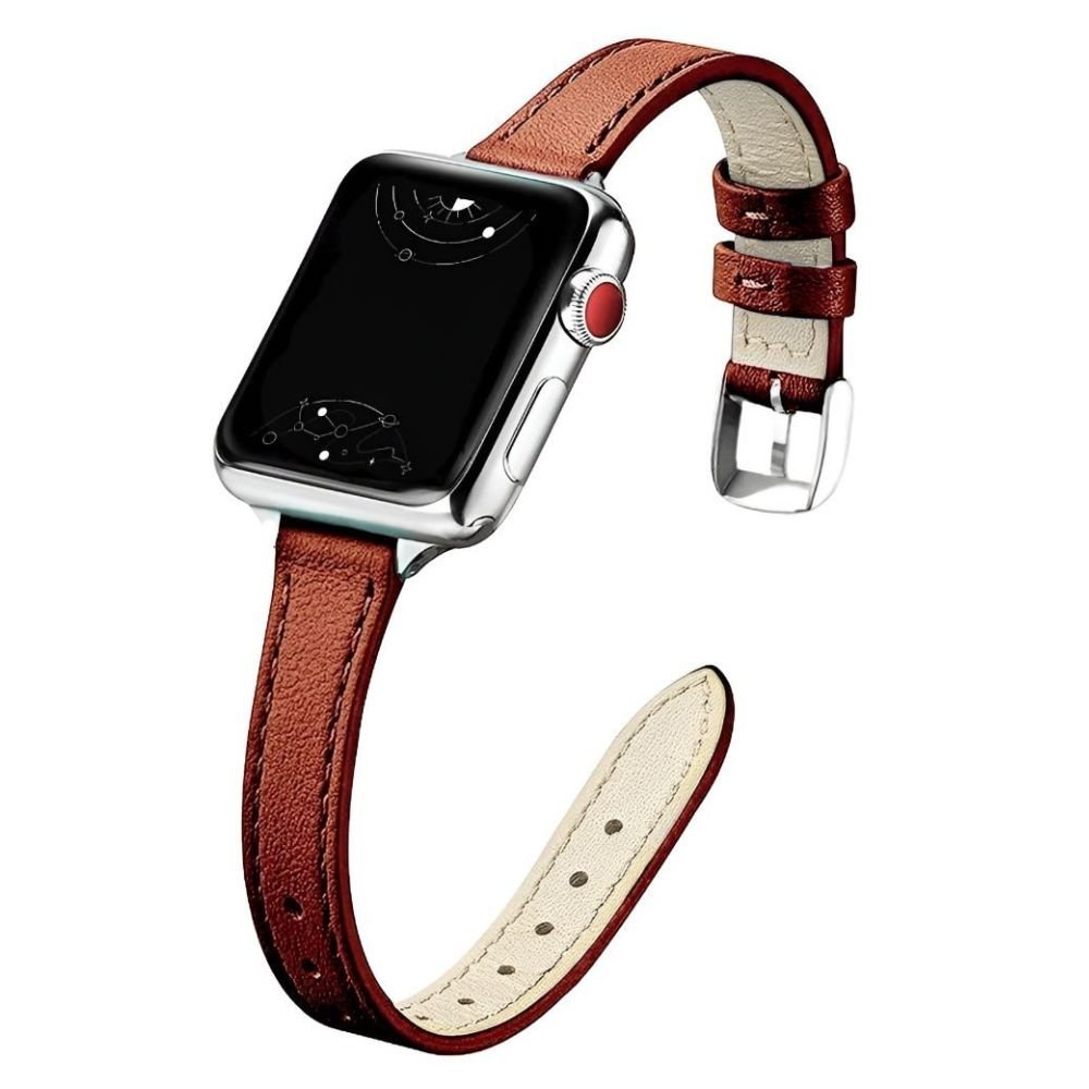 Aurum Slim Genuine Leather Band - Astra Straps