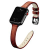 Aurum Slim Genuine Leather Band - Astra Straps