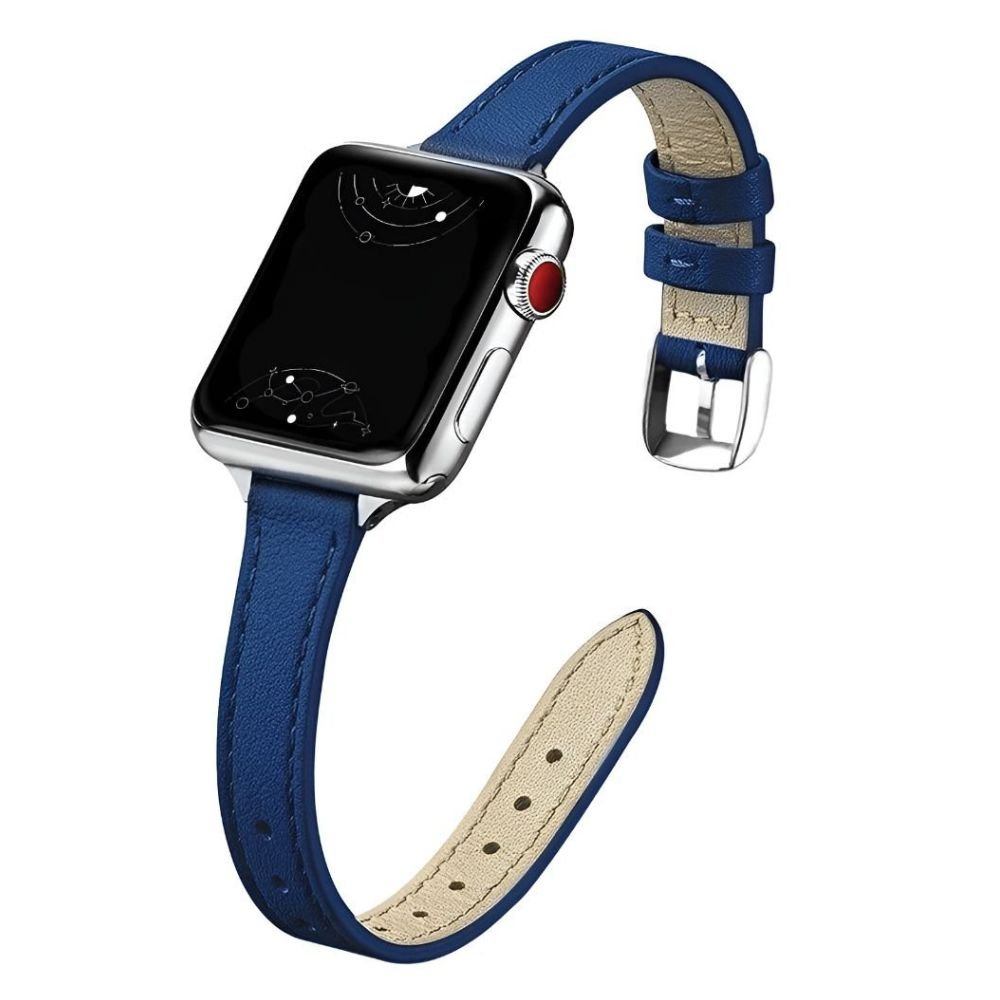 Aurum Slim Genuine Leather Band - Astra Straps