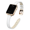 Aurum Slim Genuine Leather Band - Astra Straps