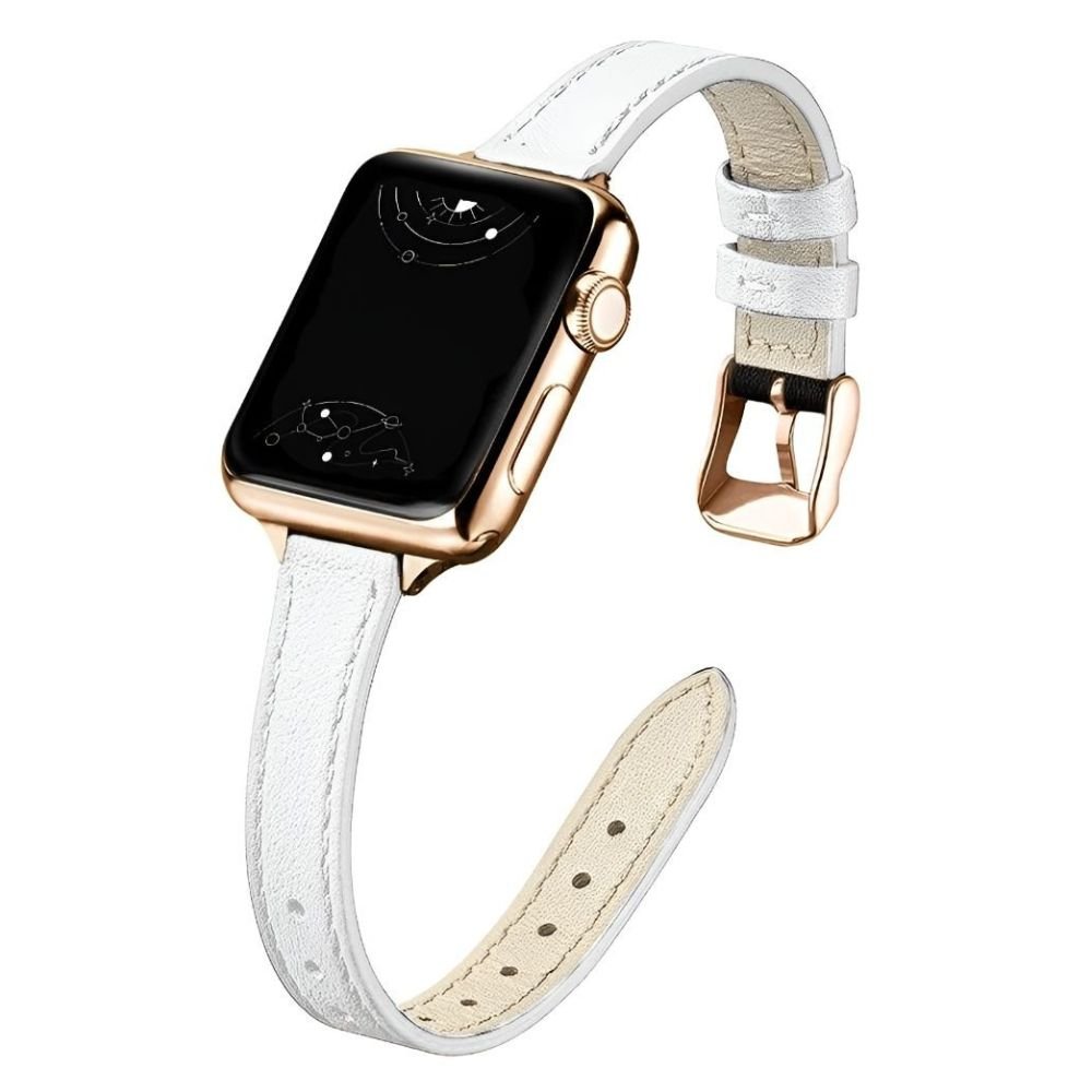 Aurum Slim Genuine Leather Band - Astra Straps
