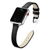 Aurum Slim Genuine Leather Band - Astra Straps