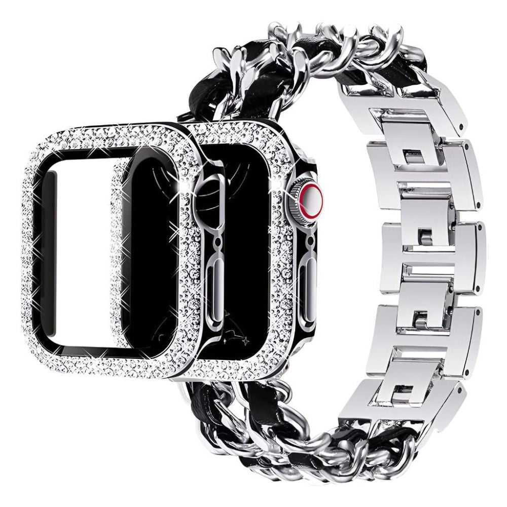 Carpe Luxury Steel Leather Band + Case - Astra Straps