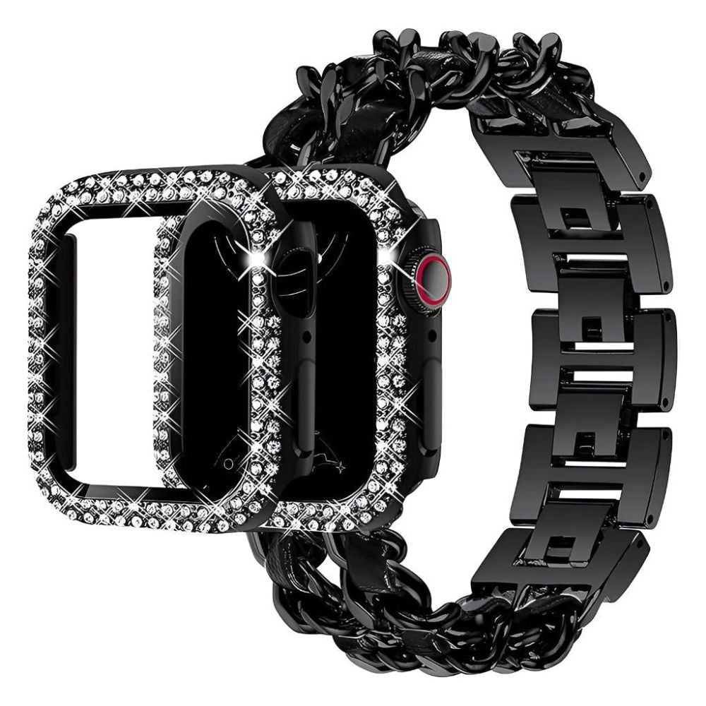 Carpe Luxury Steel Leather Band + Case - Astra Straps