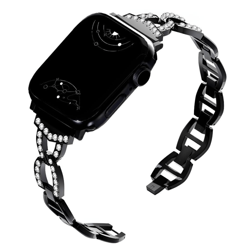 Decorus Slim Diamond Stainless Steel Band - Astra Straps