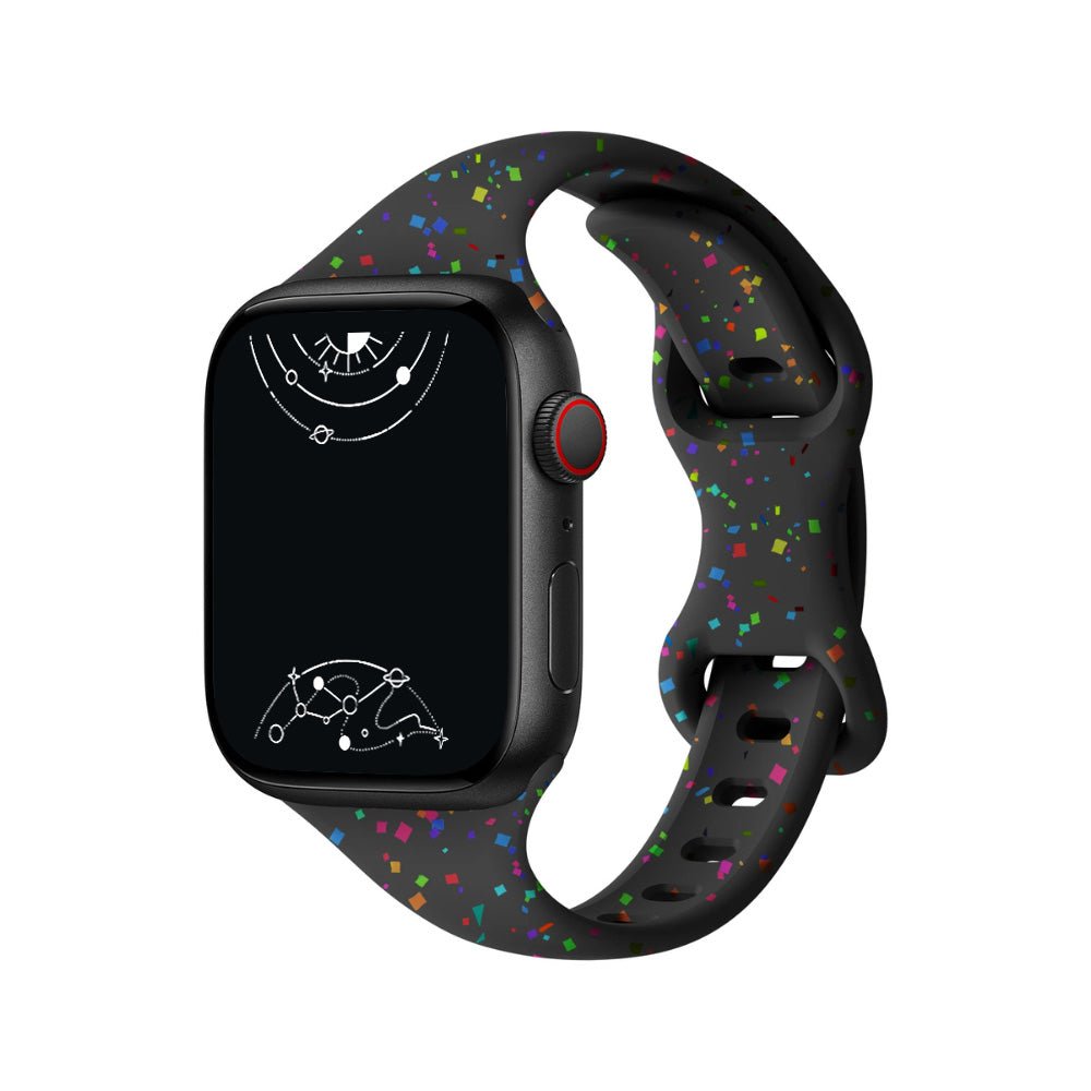 Demitto Slim Printed Silicone Band - Astra Straps