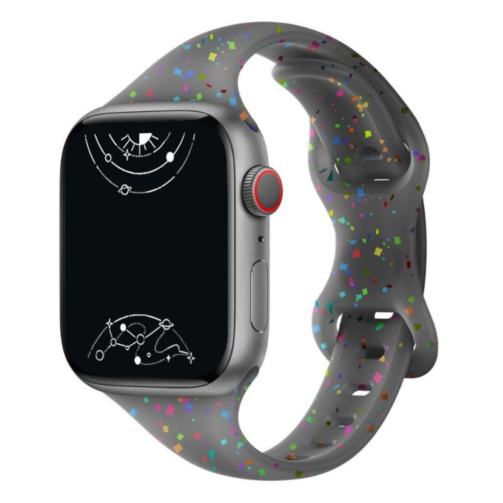 Demitto Slim Printed Silicone Band - Astra Straps