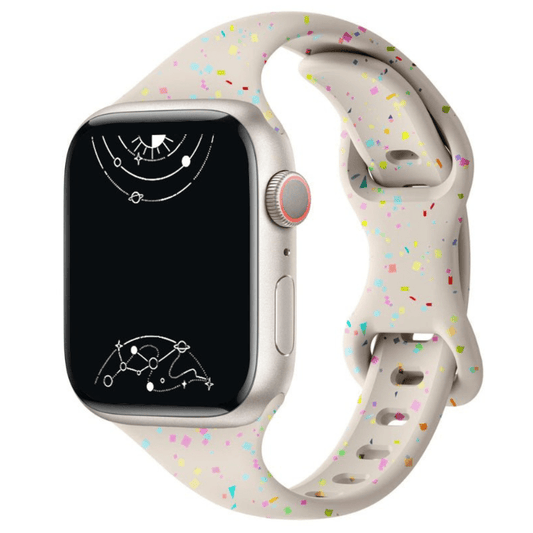 Demitto Slim Printed Silicone Band - Astra Straps