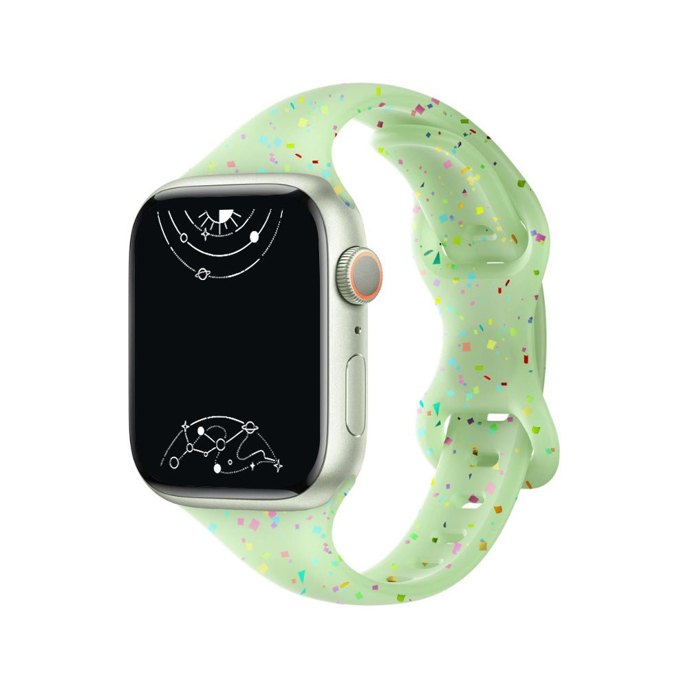 Demitto Slim Printed Silicone Band - Astra Straps