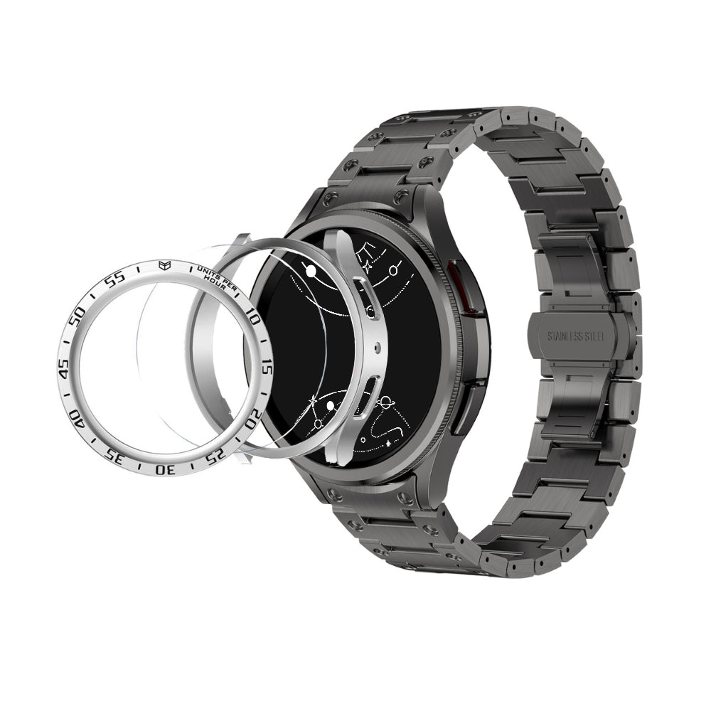 Denuo Stainless Steel Galaxy Band With Case And Glass - Astra Straps