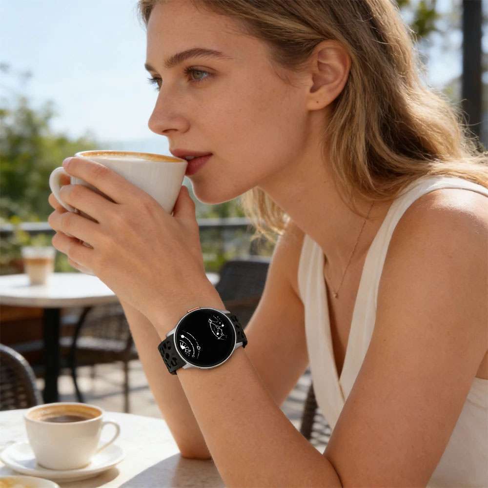 Derideo Engraved Leopard Silicone Galaxy Band - Astra Straps