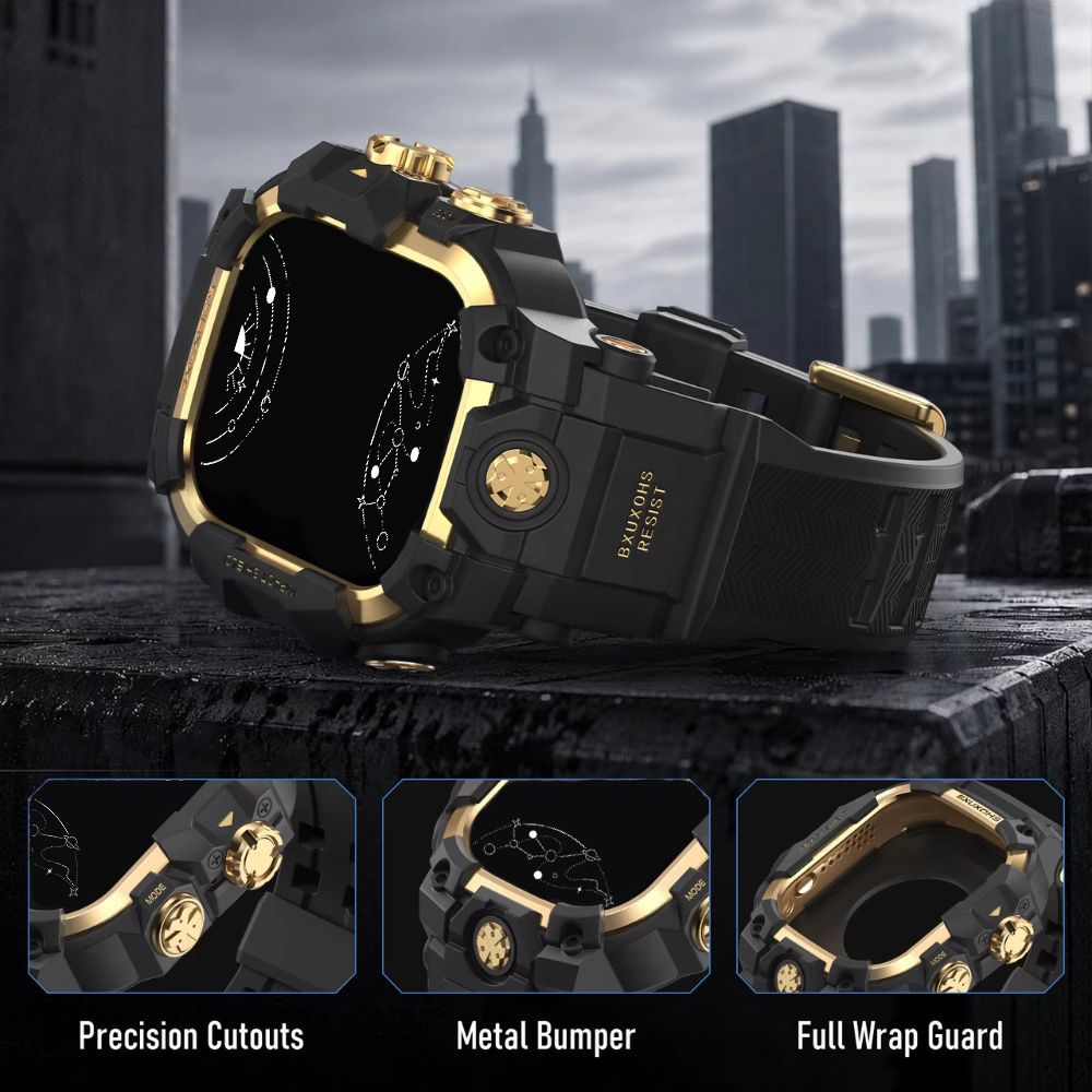 Ferox Rugged Silicone Armor Sports Band - Astra Straps