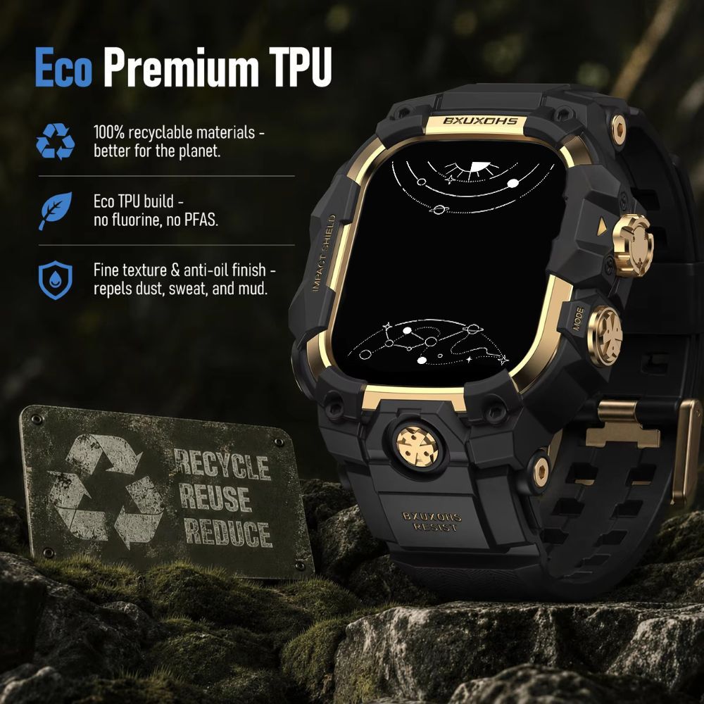 Ferox Rugged Silicone Armor Sports Band - Astra Straps